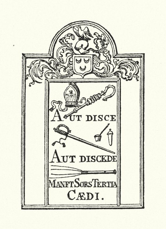 Winchester College: Aut Disce Aut Discede (gravura) de English School
