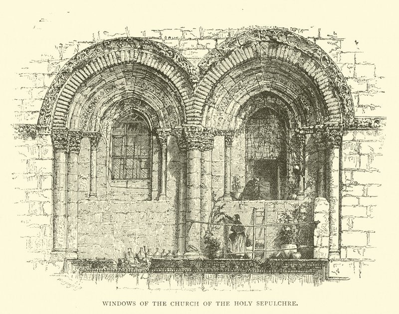 Janelas da Igreja do Santo Sepulcro de English School