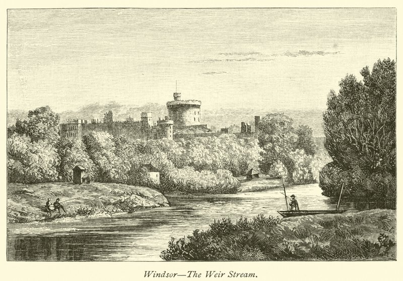 Windsor, o fluxo do açude de English School