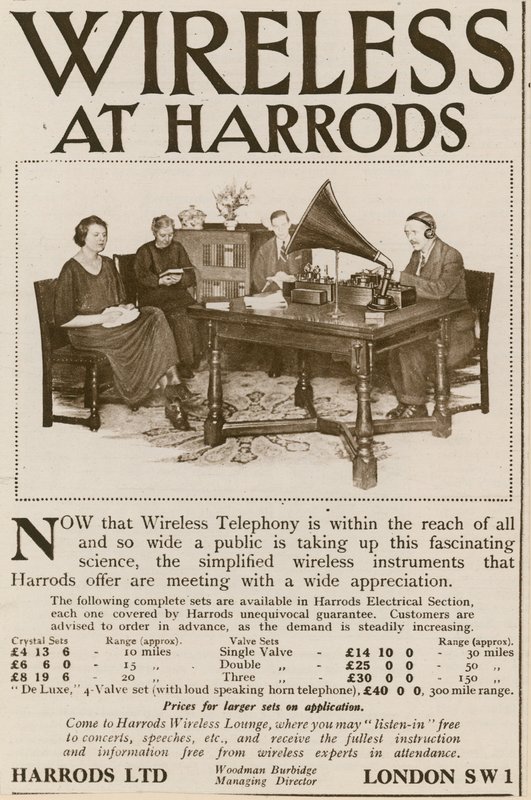 Wireless na Harrods de English School