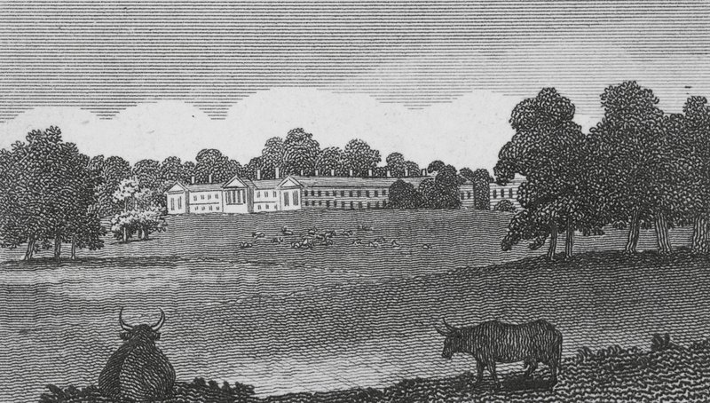 Abadia de Woburn (gravura) de English School