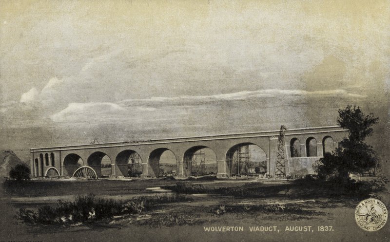 Viaduto de Wolverton, agosto de 1837 de English School