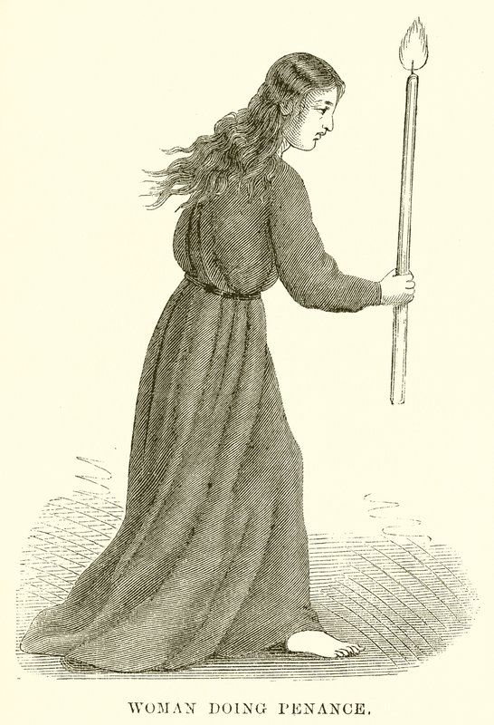Mulheres fazendo penitência de English School