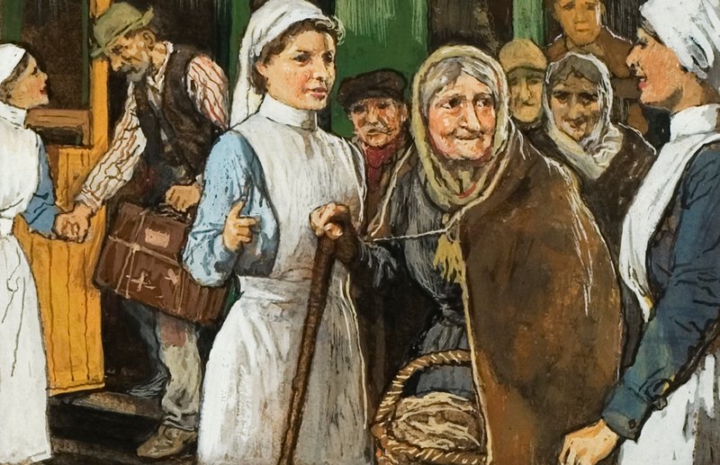 Mulheres como enfermeiras na Primeira Guerra Mundial de English School