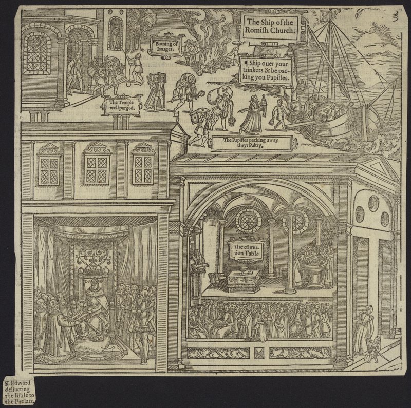 Woodcut from Foxes Livro dos Mártires de English School