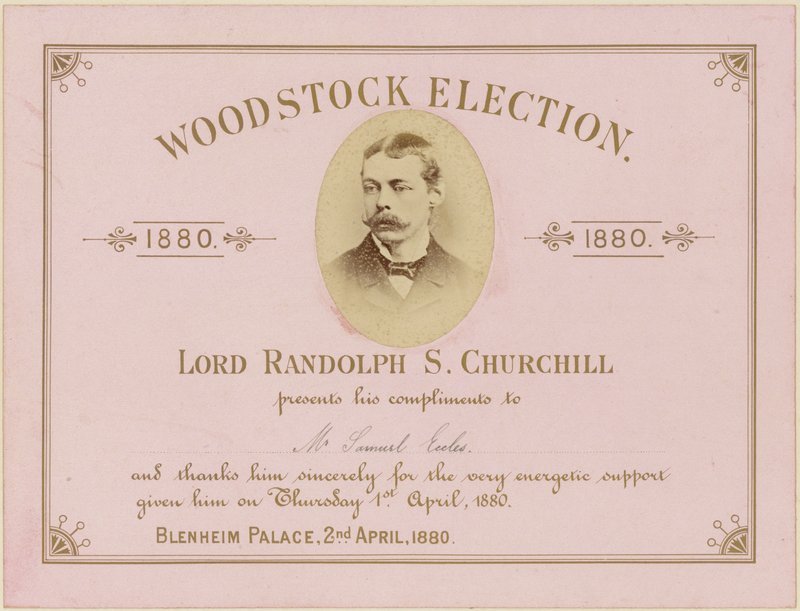 Eleição de Woodstock 1880 de English School