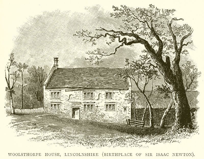 Woolsthorpe House, Lincolnshire (Local de nascimento de Sir Isaac Newton) de English School