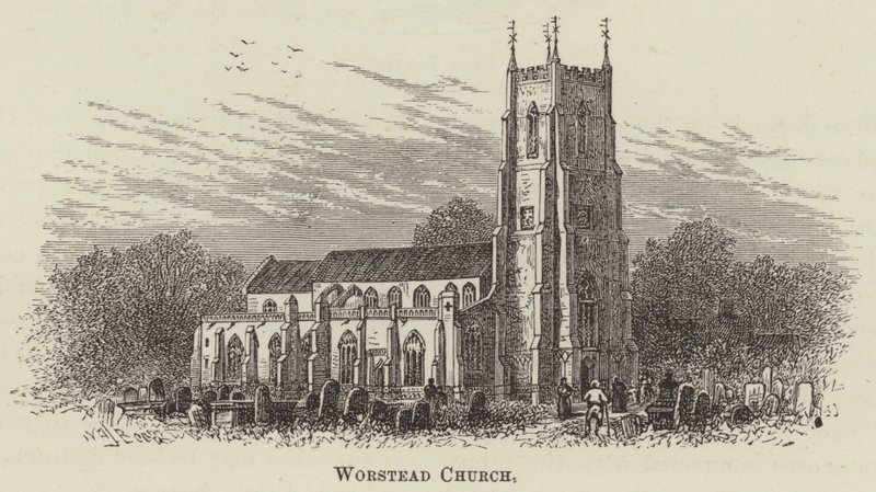 Igreja de Worstead (gravura) de English School