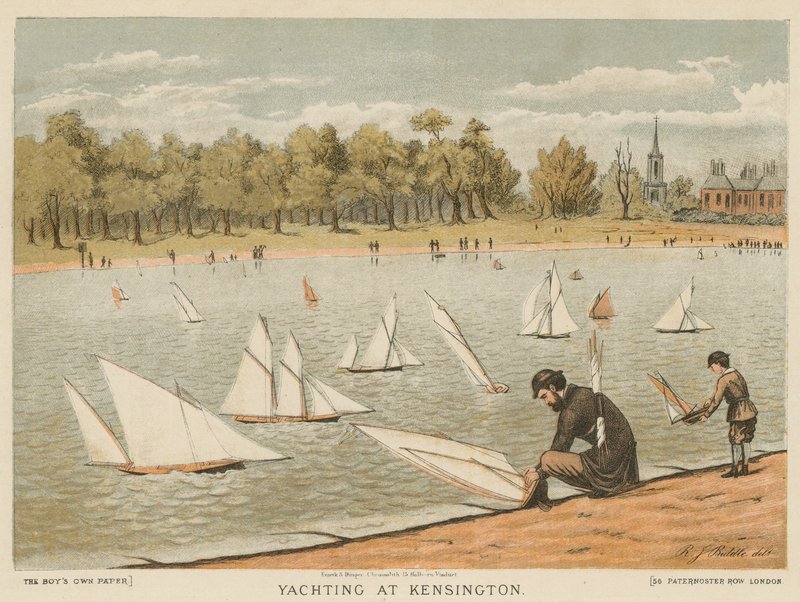 Yachting em Kensington Gardens de English School