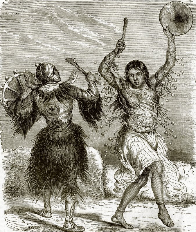 Yakut Shamans ou distribuidores de demônios de English School