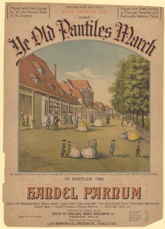 Ye velho Pantiles março de English School