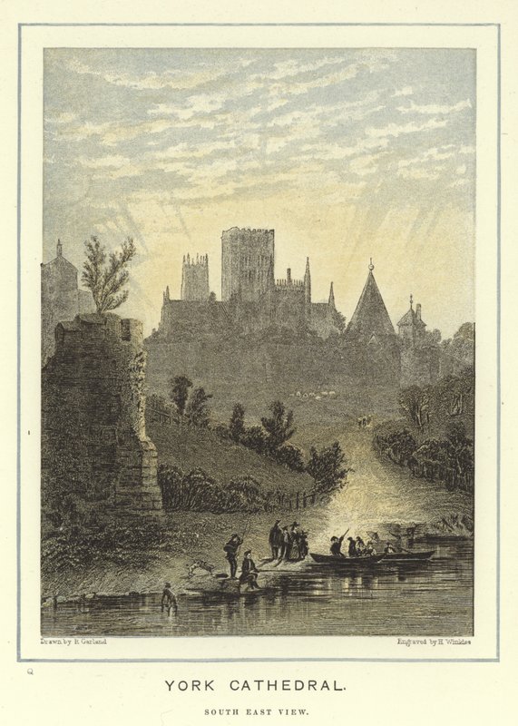 Catedral de York, vista sudeste de English School