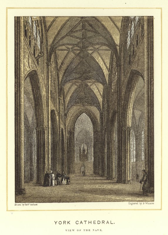 Catedral de York, vista da nave de English School