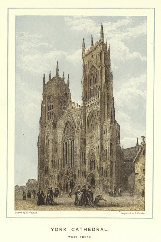Catedral de York, frente oeste de English School