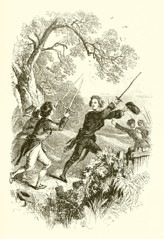 Aspirações militares jovens Washingtons de English School