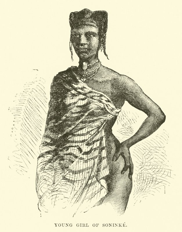 Menina jovem, de, Soninke de English School