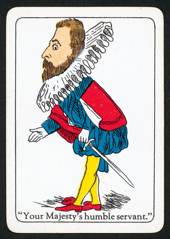 O Humilde Servo de Vossa Majestade (cor litho) de English School
