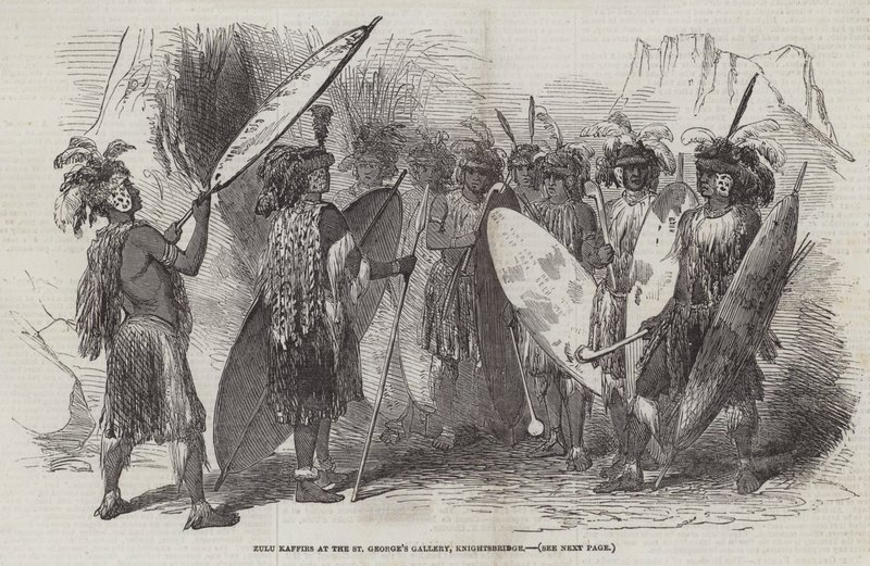 Zulu Kaffirs na Galeria St George