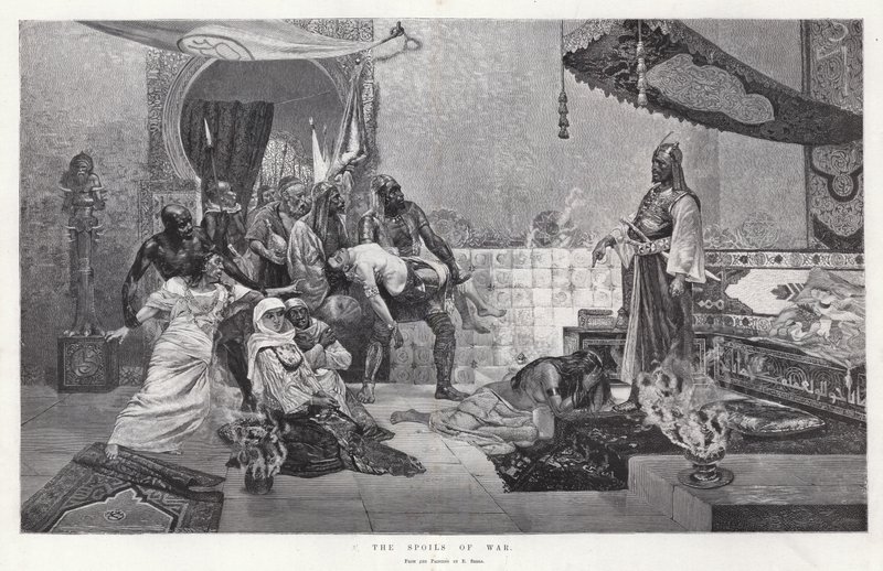 Os Despojos da Guerra (gravura) de Enrique Serra
