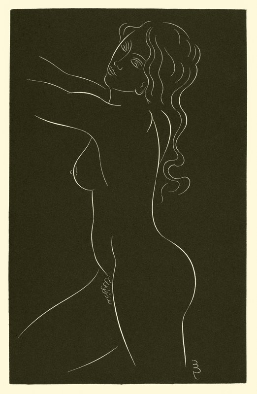 Fêmeas nuas de Eric Gill
