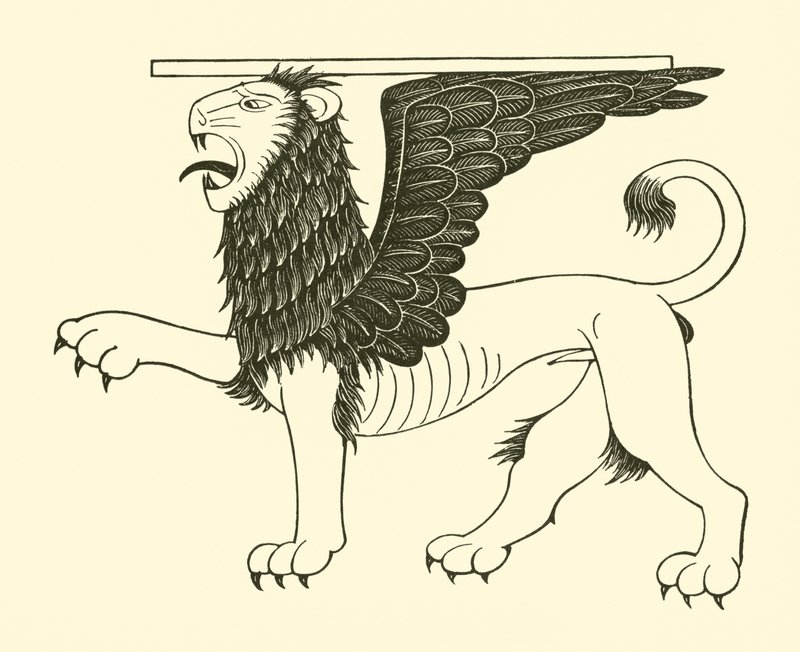 O Leão de São Marcos de Eric Gill