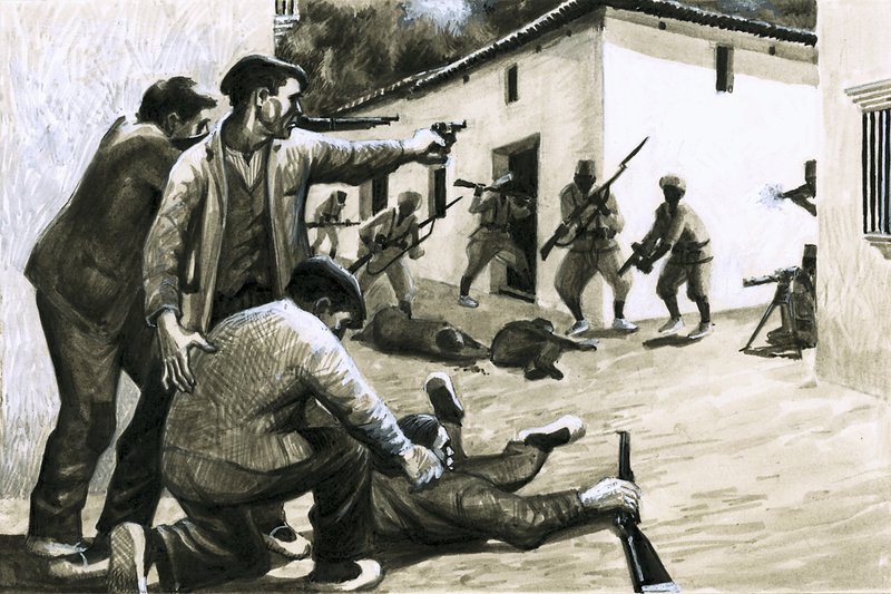 Soldados da Guerra Civil Espanhola de Eric Parker