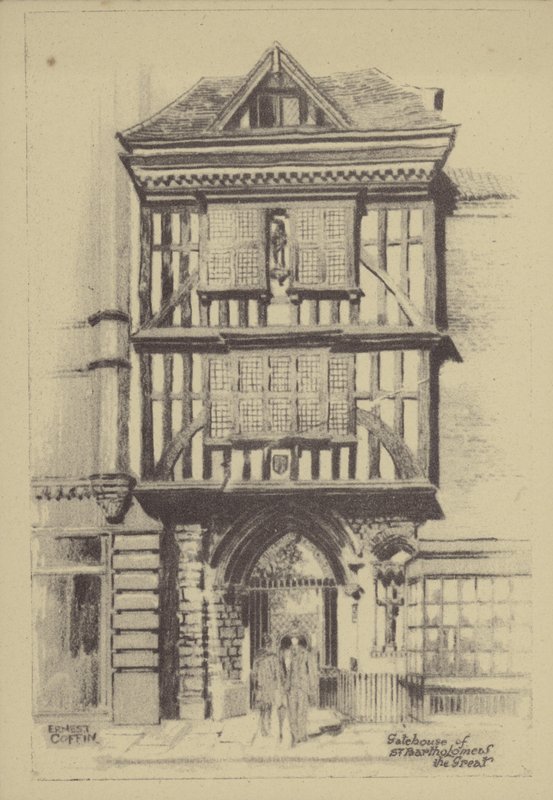 Gatehouse de São Bartolomeu, o Grande de Ernest Coffin