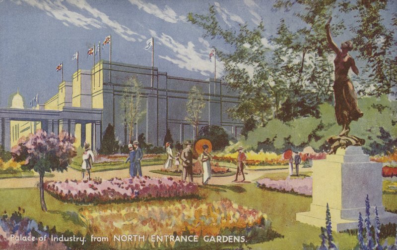Palácio da Indústria, Exposição do Império Britânico, Wembley, 1924 de Ernest Coffin