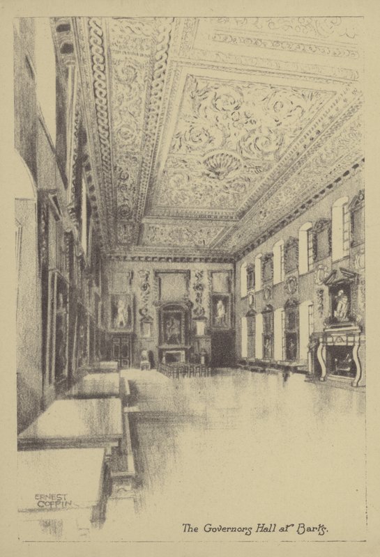 O salão dos governadores em barts de Ernest Coffin