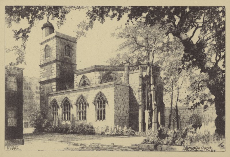 A Igreja do Hospital, São Bartolomeu, o Menos de Ernest Coffin