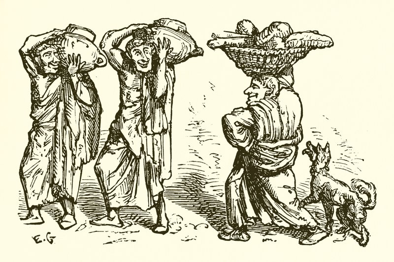 Esopo e seus companheiros de trabalho de Ernest Henry Griset