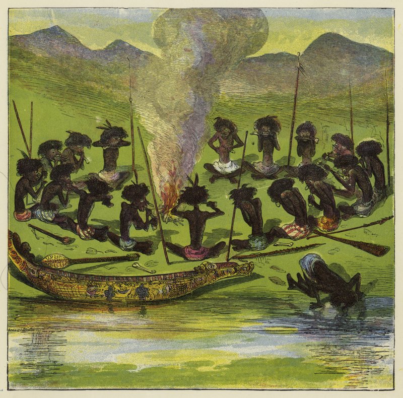 Jantar de Ashanti de Ernest Henry Griset
