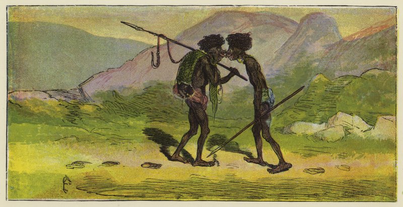 Saudação ashanti de Ernest Henry Griset