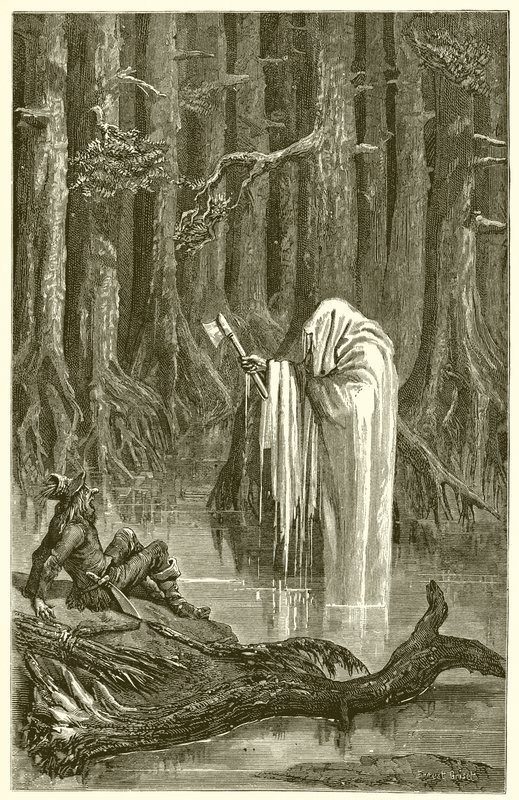 Marcury e o lenhador de Ernest Henry Griset