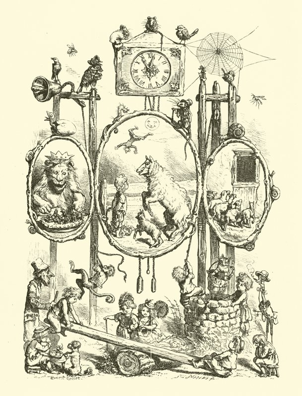 Rimas Infantis Nacionais, Frontispício de Ernest Henry Griset