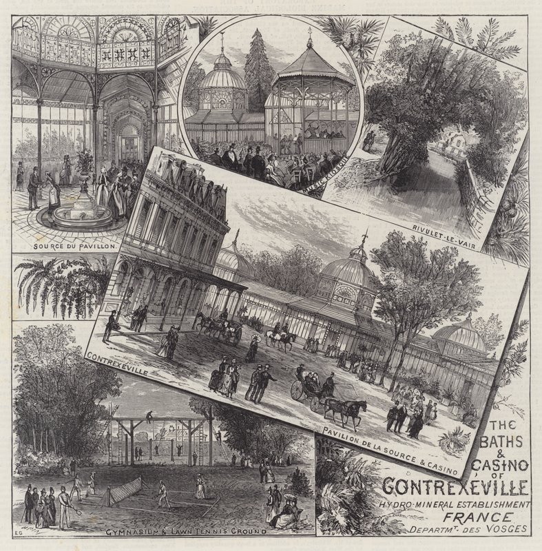 Os Banhos e Cassino de Contrexeville de Ernest Henry Griset