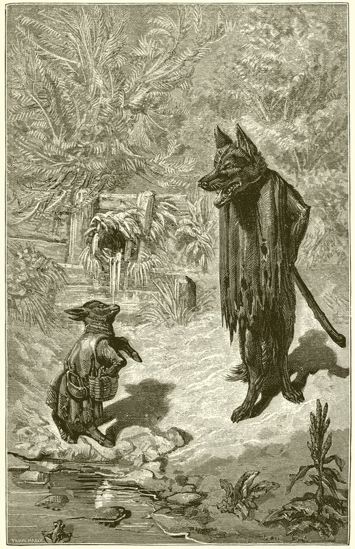 O lobo e o cordeiro de Ernest Henry Griset