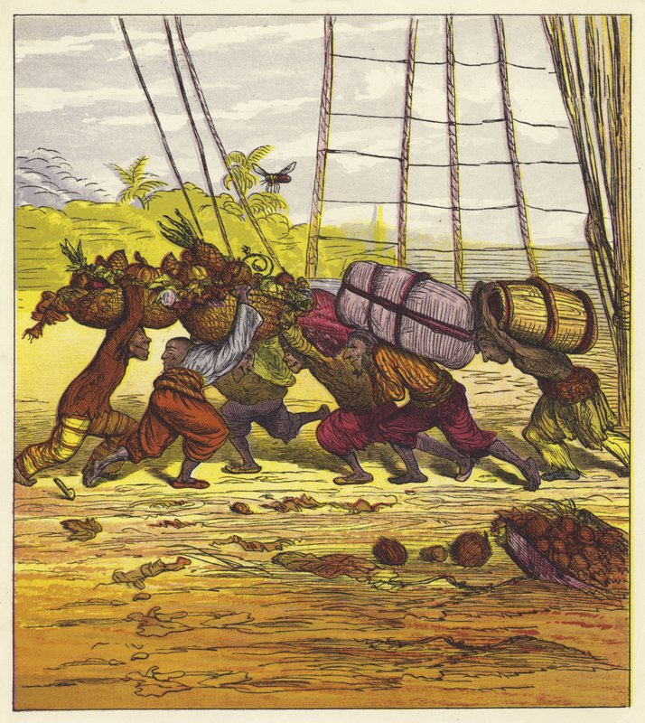 Os três marinheiros jovens de Ernest Henry Griset