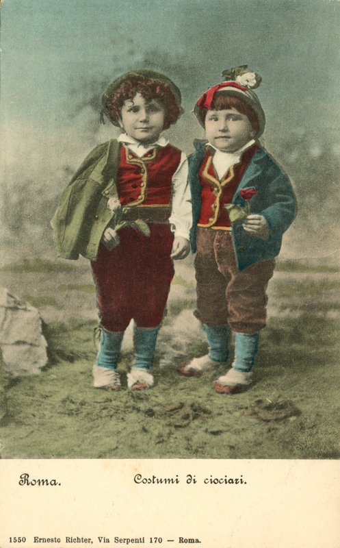 Fantasias de Ciociazi (foto colorida) de Ernest Richter