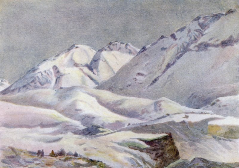 Sierra Navarro, do Hotel Puente del Inca de Ernest William Christmas