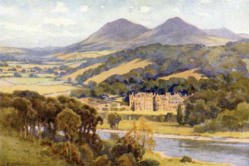 Abbotsford (lito colorido) de Ernest William Haslehust
