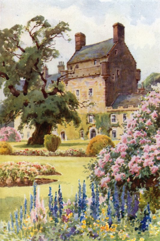Bemersyde House (cor litho) de Ernest William Haslehust