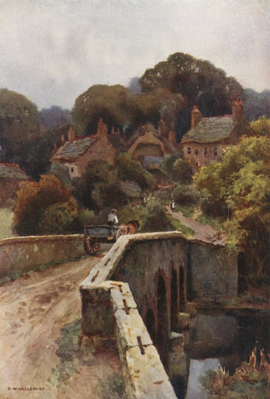 Ponte Boldre (lito a cores) de Ernest William Haslehust