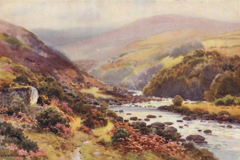 Dartmeet (lito colorido) de Ernest William Haslehust