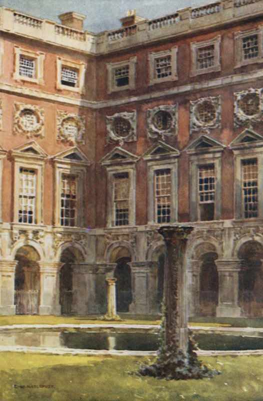 Tribunal da fonte (cor litho) de Ernest William Haslehust