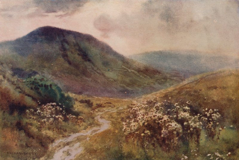 Mam Tor (cor litho) de Ernest William Haslehust