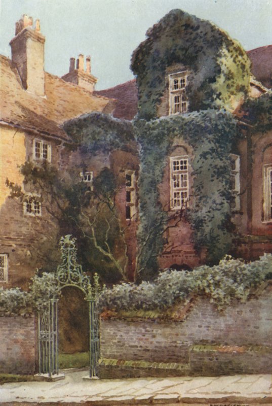 Restauração House, Rochester (lito a cores) de Ernest William Haslehust