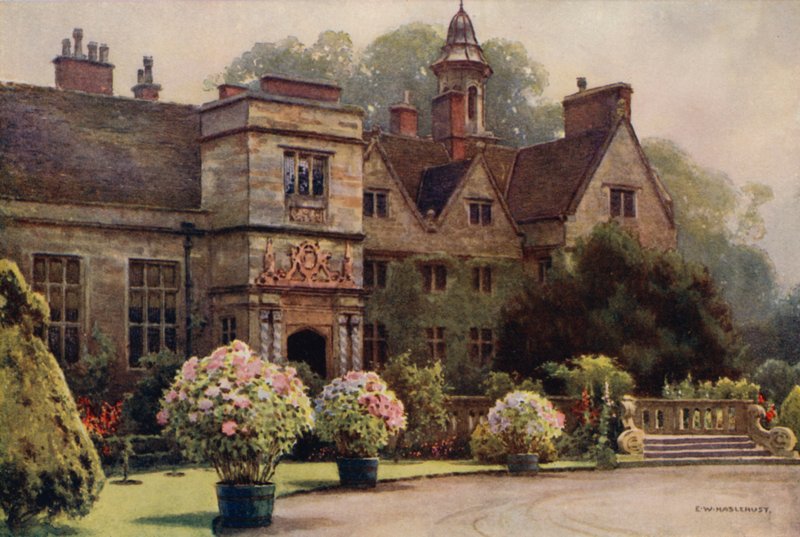 Abadia de Rufford (cor litho) de Ernest William Haslehust