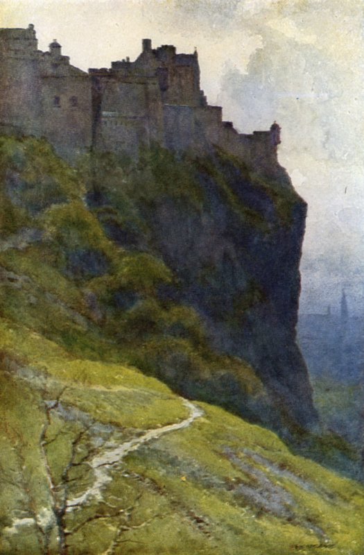 O Castelo (lito colorido) de Ernest William Haslehust