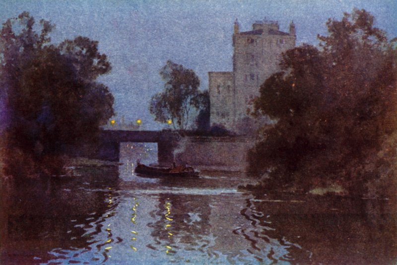 "Veneza em Londres", Paddington (cor litho) de Ernest William Haslehust